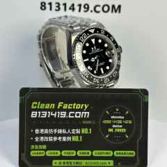 QF廠勞力士GMT系列m126710grnr-0003黑灰圈五銖鏈