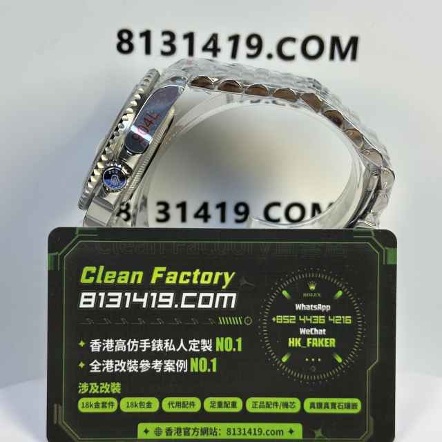 QF廠勞力士GMT系列m126710grnr-0003黑灰圈五銖鏈