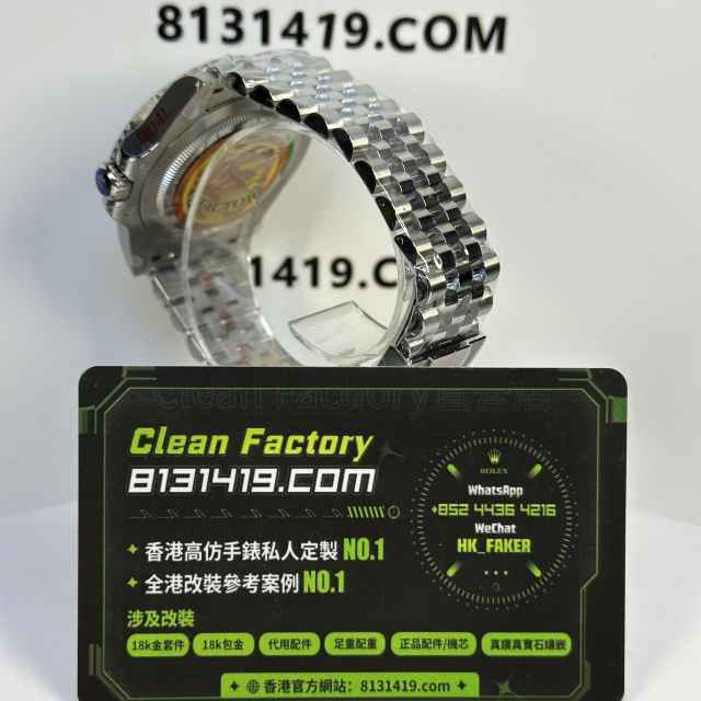 QF廠勞力士GMT系列m126710grnr-0003黑灰圈五銖鏈