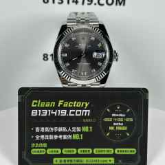 Victory/V廠勞力士日誌m126334-0006灰鑽五銖鏈