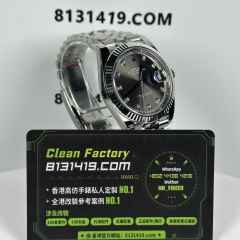 Victory/V廠勞力士日誌m126334-0006灰鑽五銖鏈