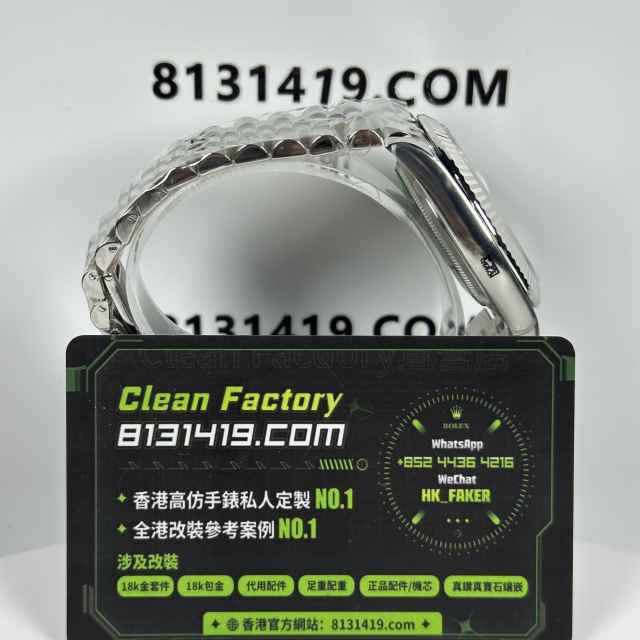 Victory/V廠勞力士日誌m126334-0006灰鑽五銖鏈