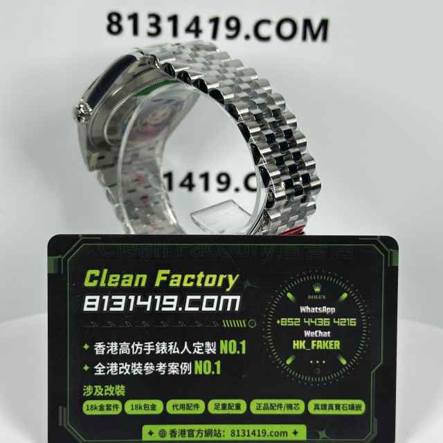 Victory/V廠勞力士日誌m126334-0006灰鑽五銖鏈