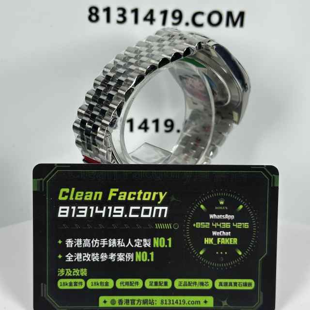 Victory/V廠勞力士日誌m126334-0006灰鑽五銖鏈