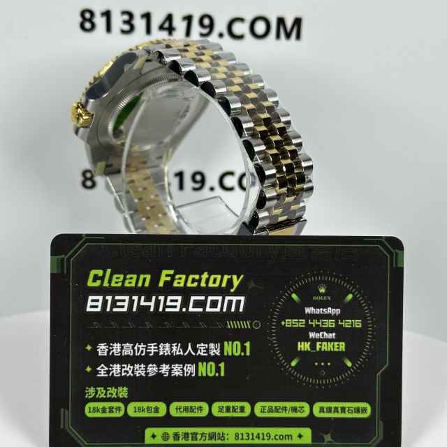 VS廠勞力士GMT系列m126713grnr-0001間金皮蛋圈