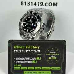 EWE廠勞力士GMT系列m126710grnr-0003黑灰圈五銖鏈