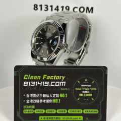 Victory/V廠勞力士日誌型系列m126334-0013灰盤板帶