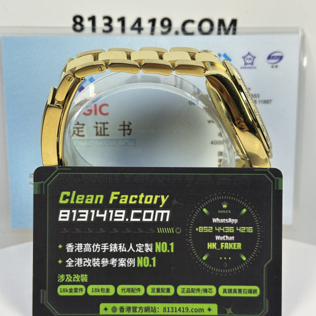 高端私人訂製高仿地通拿m126508-0004全金黑武士足重216克
