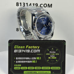 私人訂製廠勞力士DayDate系列m228239-0007配重184克藍面