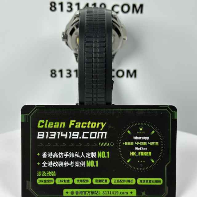 PP廠百達翡麗AQUANAUT系列手雷5164A-001精鋼黑面