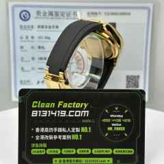私人訂製高仿勞力士m126518ln-0016黃金隕石地通拿足重157克