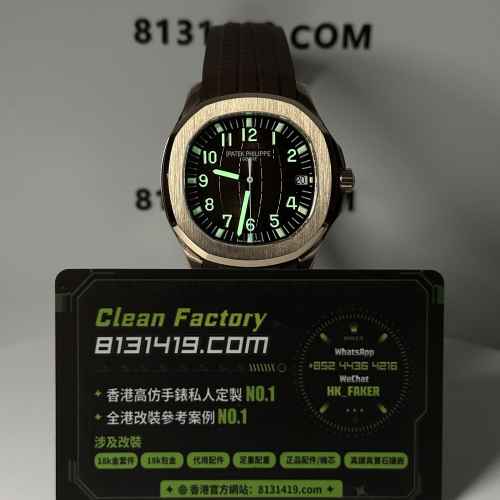 私人訂製高仿百達翡麗5167R-001玫瑰金手雷配重131克