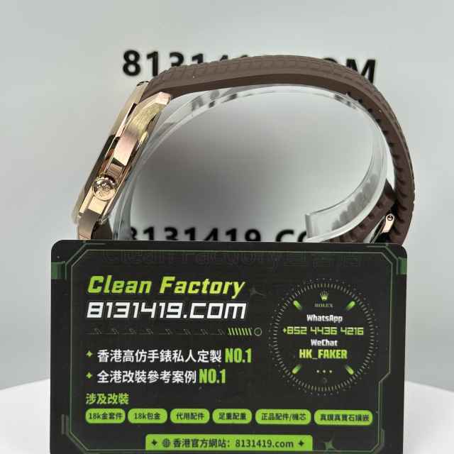 私人訂製高仿百達翡麗5167R-001玫瑰金手雷配重131克