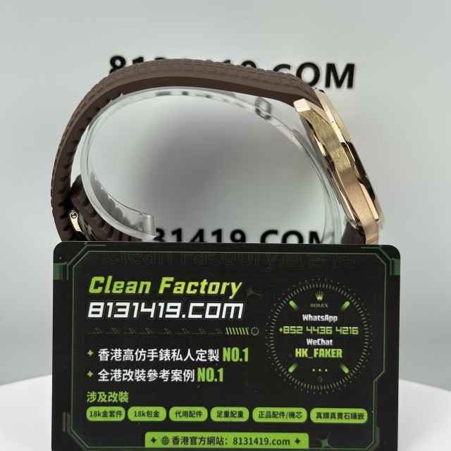 私人訂製高仿百達翡麗5167R-001玫瑰金手雷配重131克