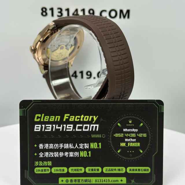 私人訂製高仿百達翡麗5167R-001玫瑰金手雷配重131克