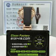 私人訂製高仿勞力士m126515ln-0002玫瑰金地通拿足重154克