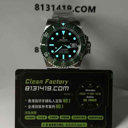 ARF廠勞力士潛航者系列m116610lv-0002綠水鬼