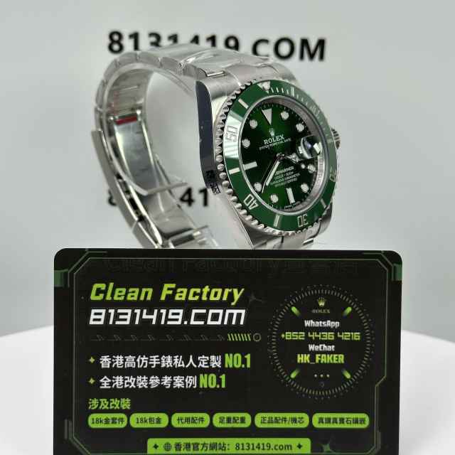 ARF廠勞力士潛航者系列m116610lv-0002綠水鬼