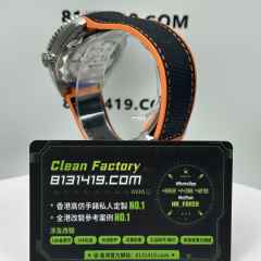 VS廠Omega海馬600系列海洋宇宙四分之一橙膠帶款