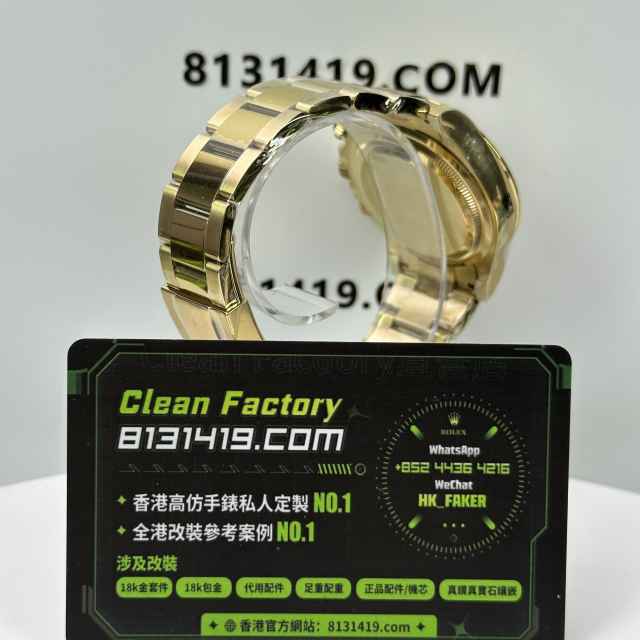 私人訂製高仿地通拿m126508-0005金帶余文樂足重225克