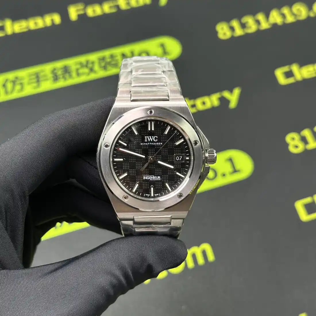 GH廠IWC工程師IW328901黑盤 9015改32111機芯實拍 Clean Factory 8131419.COM