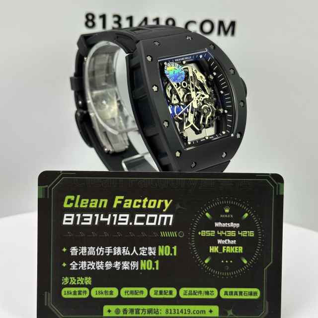 ZF廠RichardMille理查德米爾RM055黑陶瓷黑色元素V3版