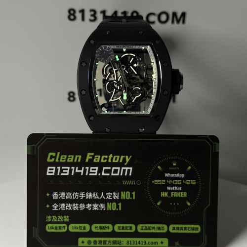 ZF廠RichardMille理查德米爾RM055黑陶瓷黑白元素V3版