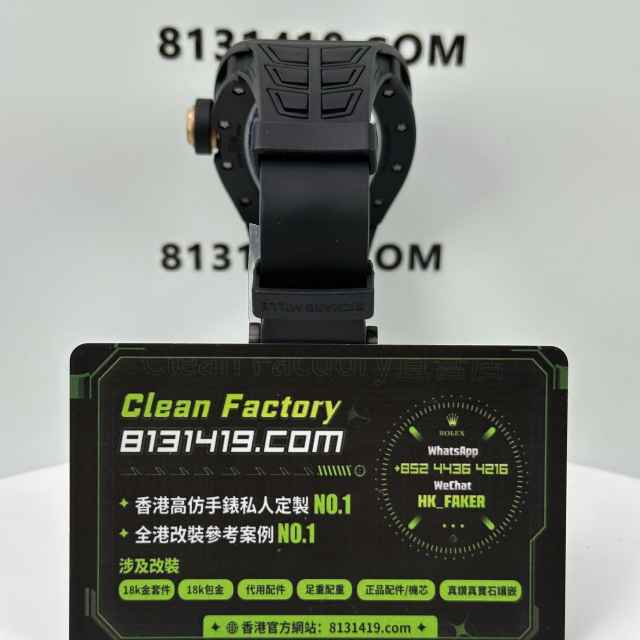 ZF廠RichardMille理查德米爾RM055黑陶瓷金色元素V3版