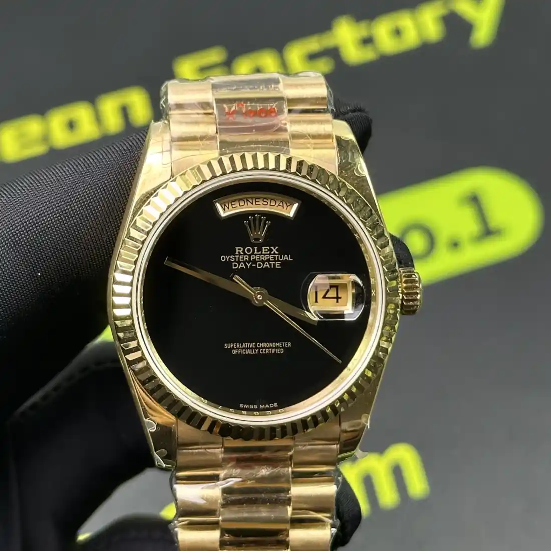 勞力士Daydate128238訂製 一體3255機芯實拍 Clean Factory 8131419.COM