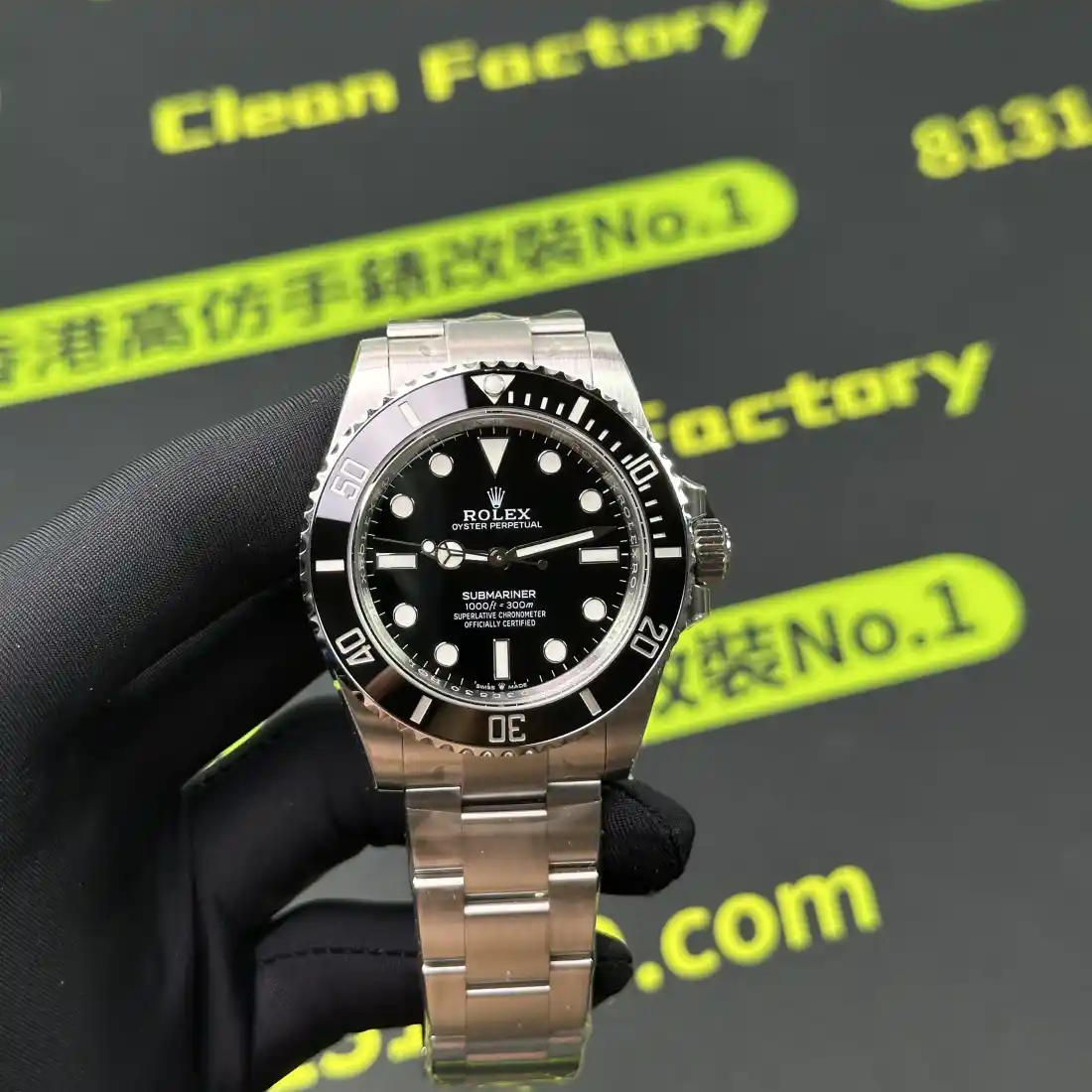 VS廠無日曆黑水鬼m124060盲十 丹東3230機芯實拍 Clean Factory 8131419.COM