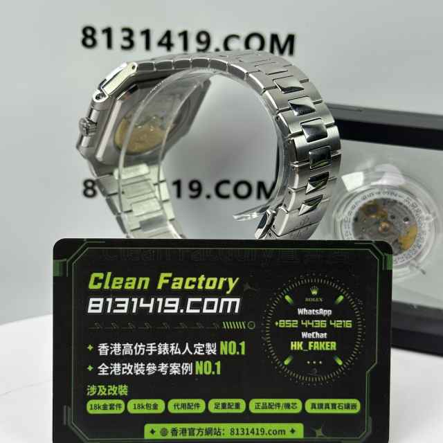 私人訂製高仿百達翡麗5821/1A-001綠盤改裝升級案例