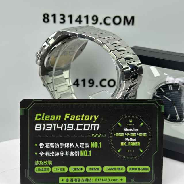 私人訂製DDF廠百達翡麗5711/1A-001藍滿配改裝升級案例
