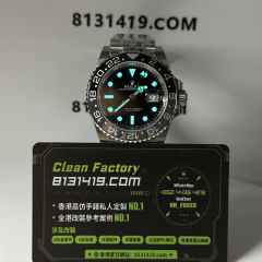 ARF廠勞力士GMT系列m126710grnr-0003黑灰圈五銖鏈