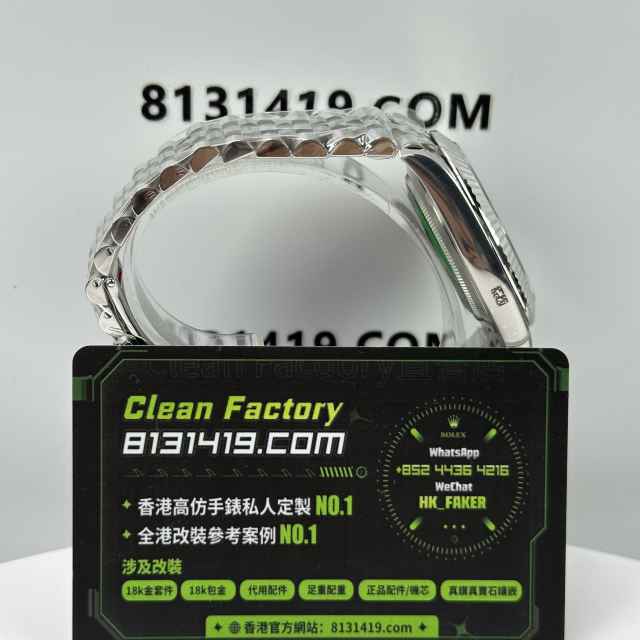 CLEAN PLUS廠勞力士日誌型系列m126334-0018黑色五銖鏈