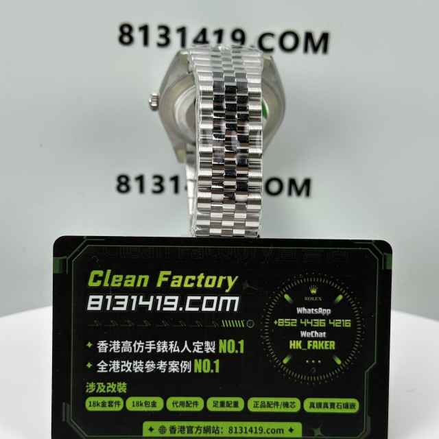 CLEAN PLUS廠勞力士日誌型系列m126334-0018黑色五銖鏈