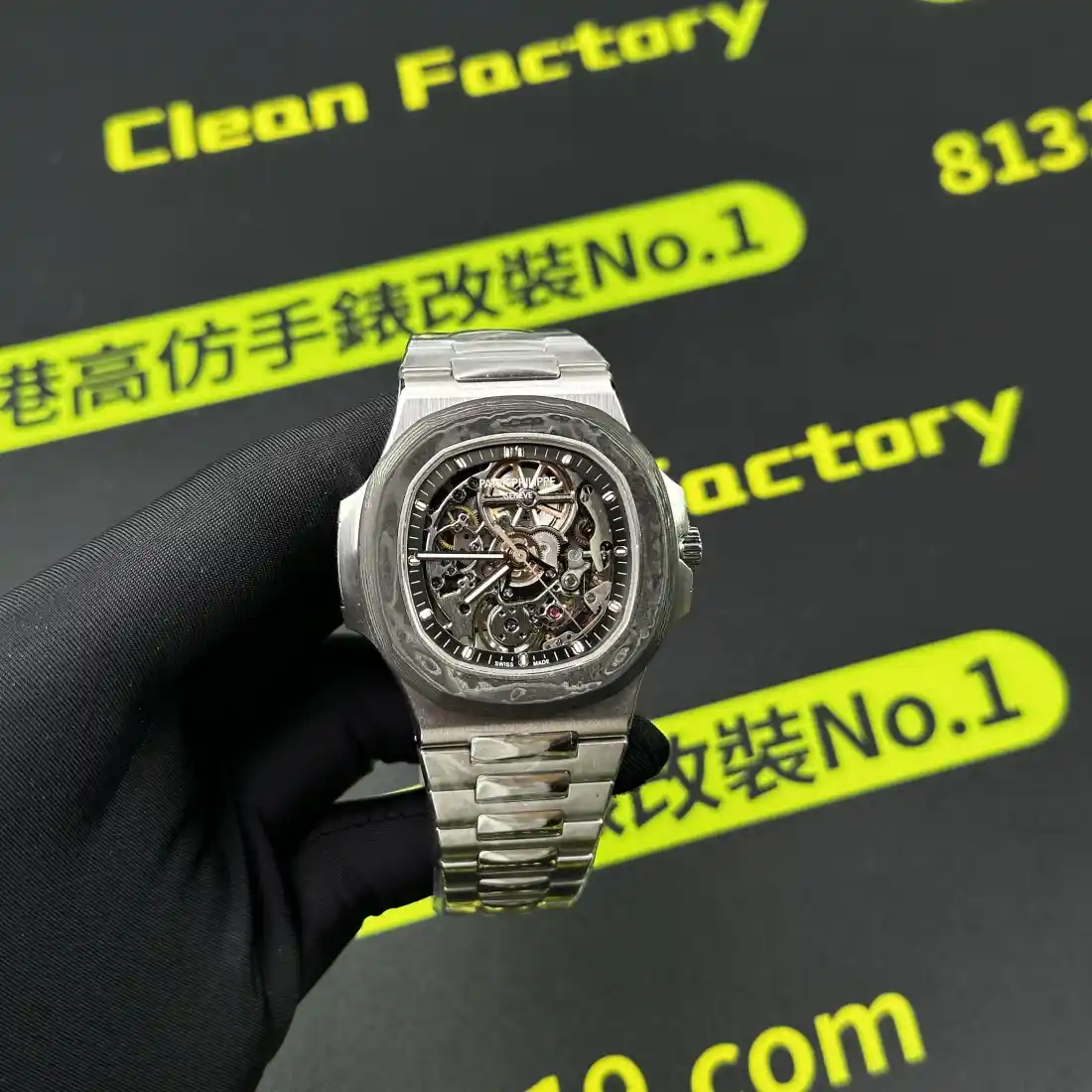 百達翡麗ADG改裝5711 Cal.324規格機芯實拍 Clean Factory 8131419.COM