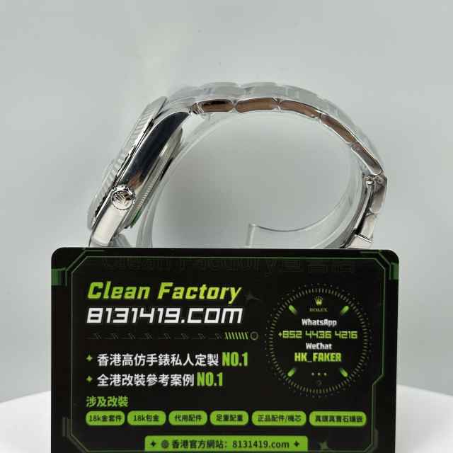 CLEAN PLUS廠勞力士日誌型系列m126334-0001藍色三板帶