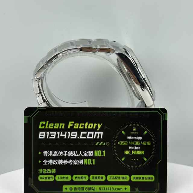CLEAN PLUS廠勞力士日誌型系列m126334-0001藍色三板帶