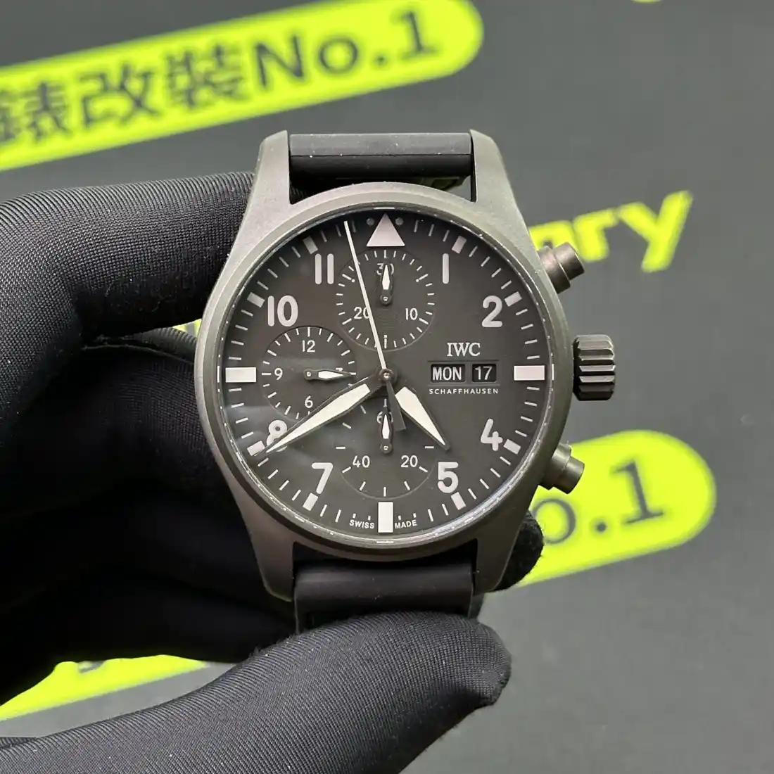 TW廠IWC飛行員計時 7750機芯實拍 Clean Factory 8131419.COM