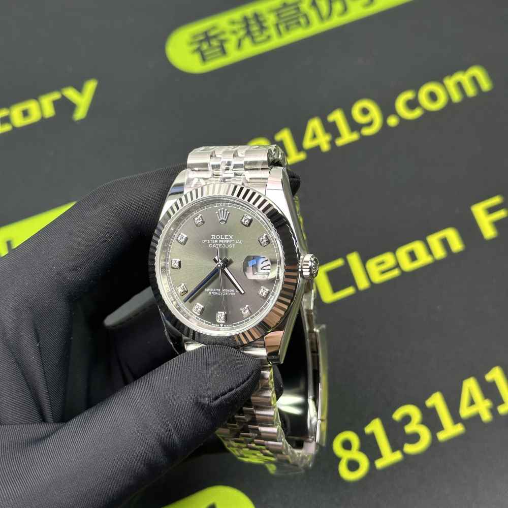 CLEAN PLUS廠高仿勞力士日誌41底蓋與機芯細節實拍