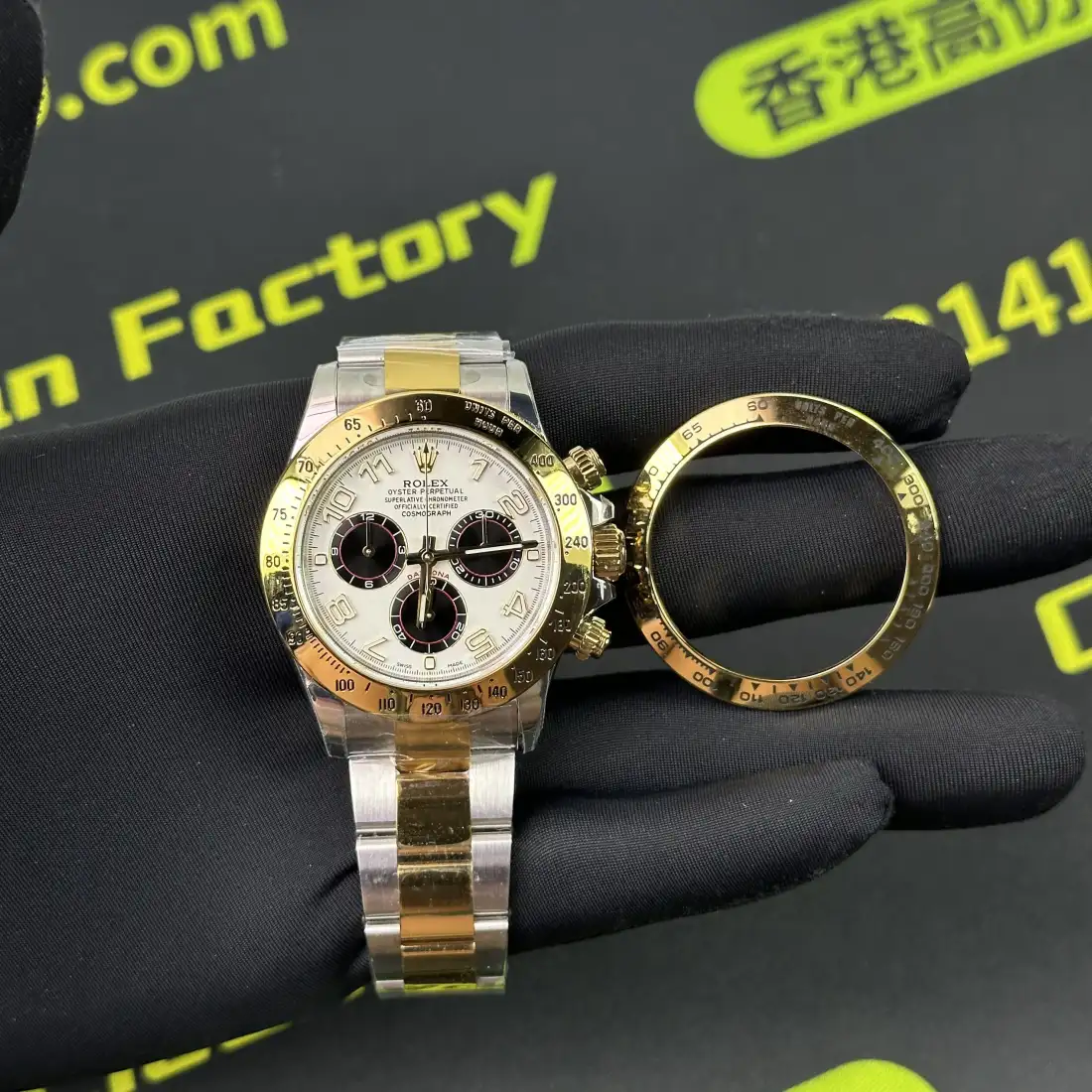 地通拿116523熊貓訂製 丹東4130機芯實拍 Clean Factory 8131419.COM