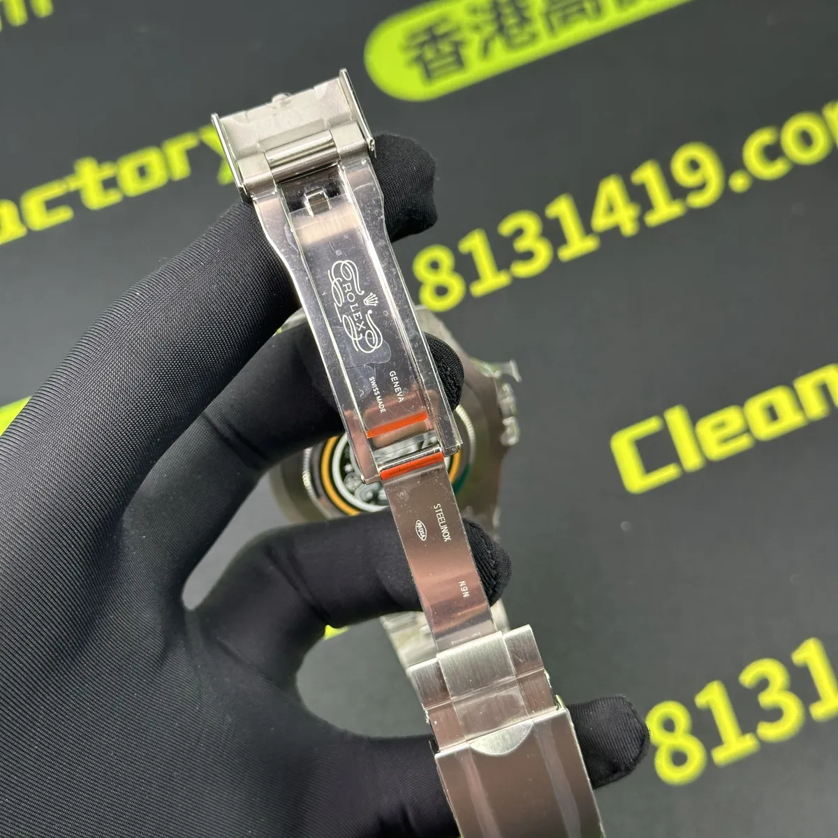 QF 廠勞力士 Explorer 2 探險家二 m226570 錶扣內側 STAINLESS STEEL 904L 鋼印實拍