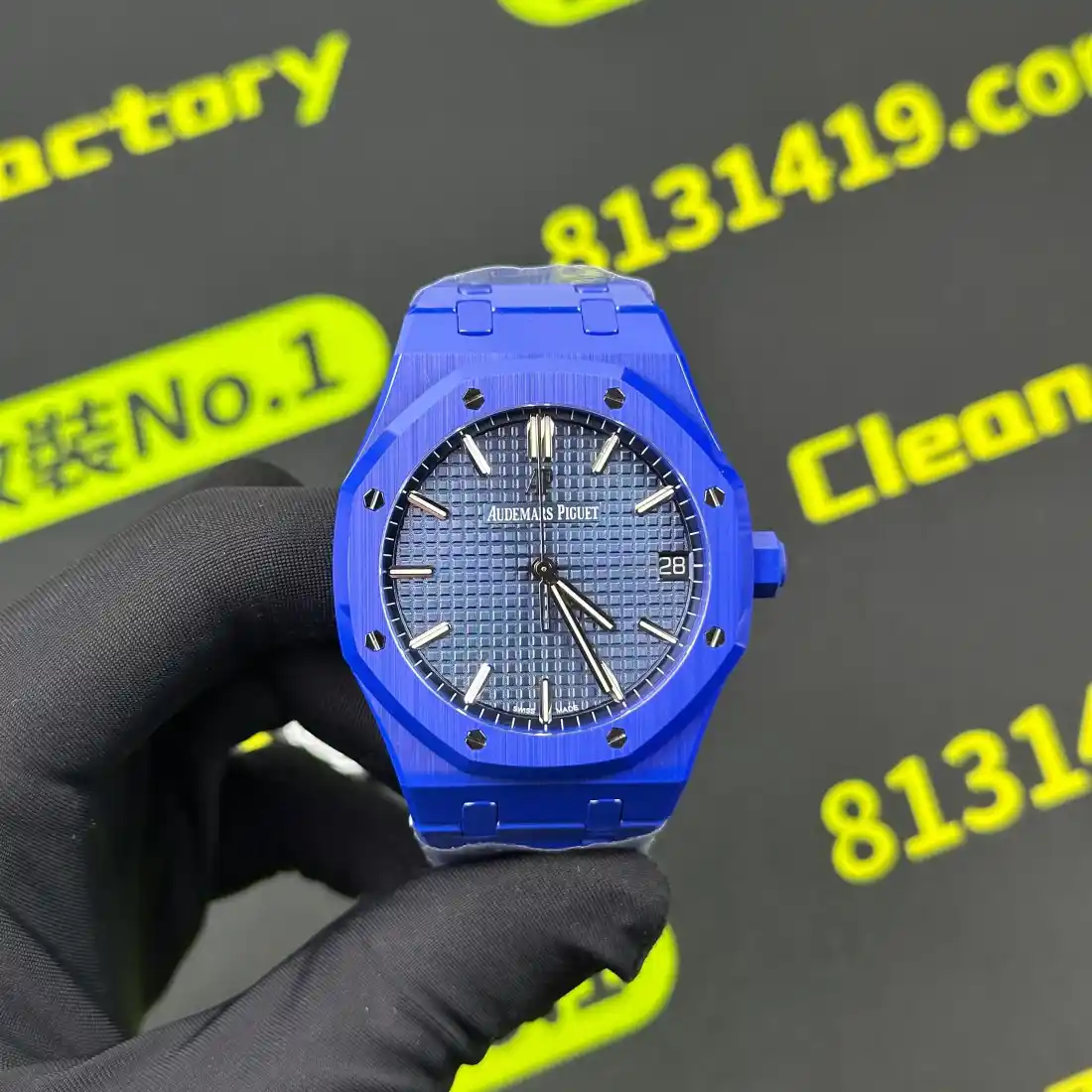 ZF廠AP15500 無卡度Cal.4302一體機芯實拍 Clean Factory 8131419.COM