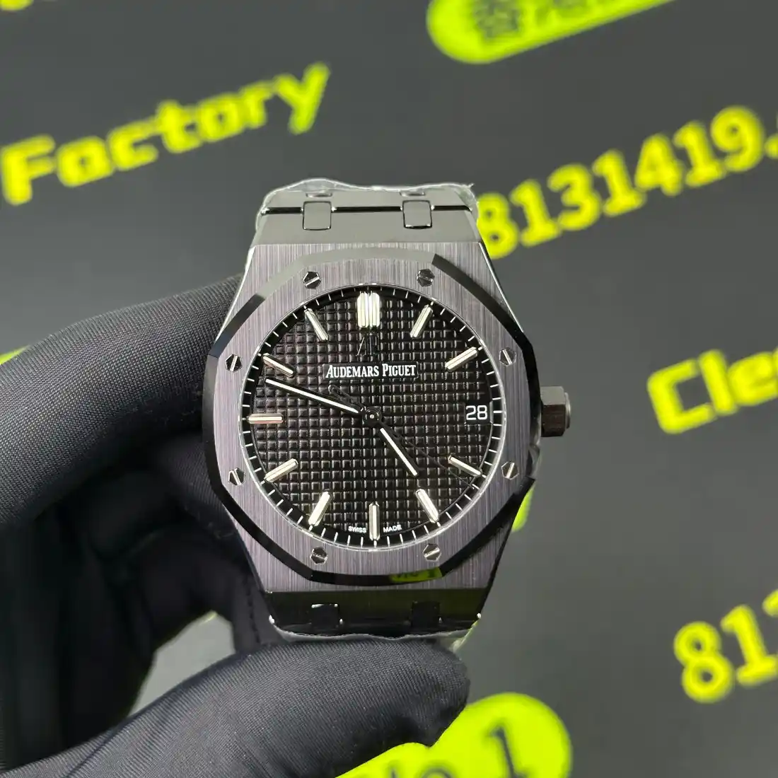 ZF廠AP15500黑陶瓷 Cal.4302一體機芯實拍 Clean Factory 8131419.COM