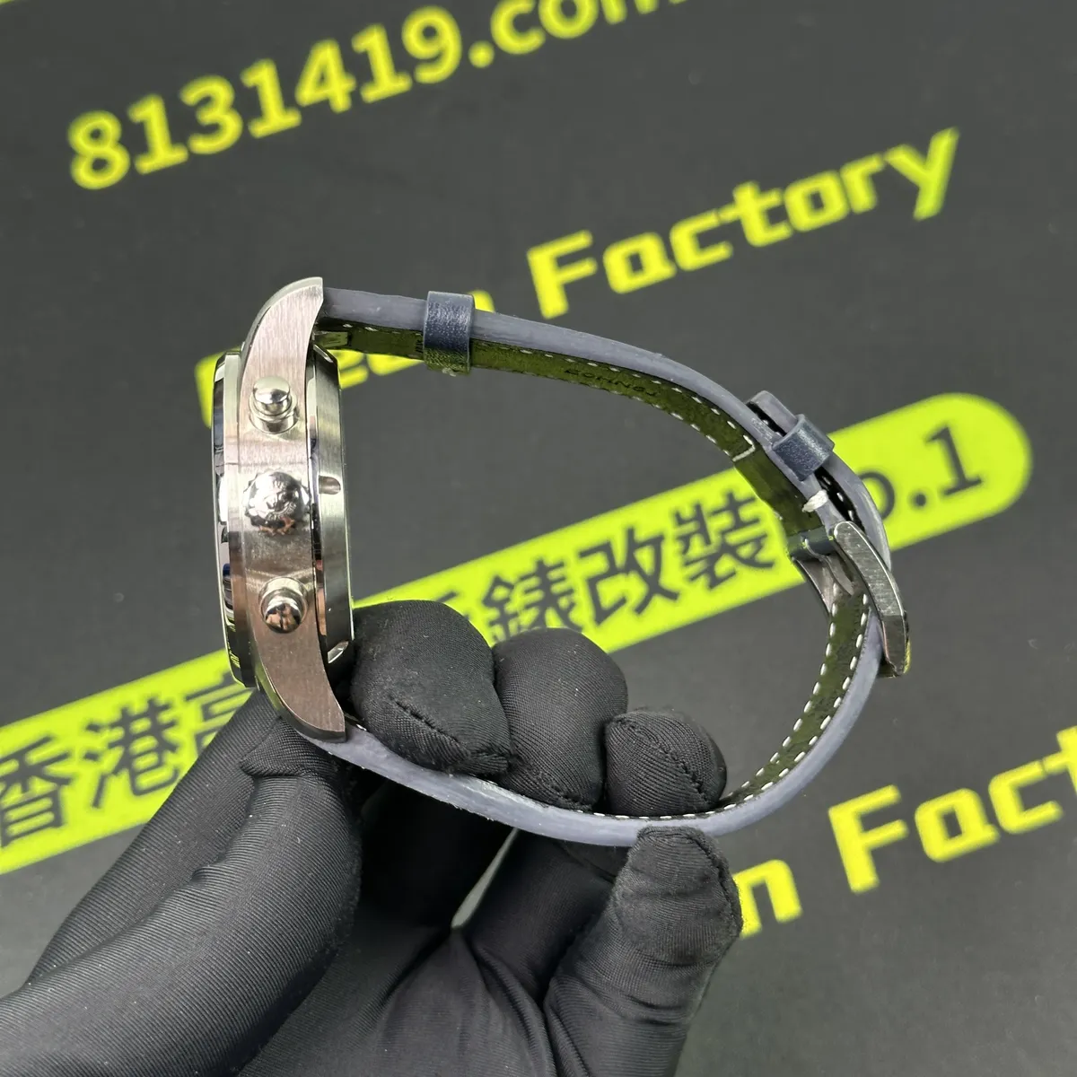 TW廠IWC飛行員IW388101真皮錶帶整體實拍