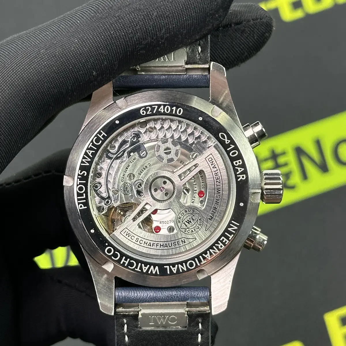 TW廠IWC飛行員IW388101透底機芯7750改69385