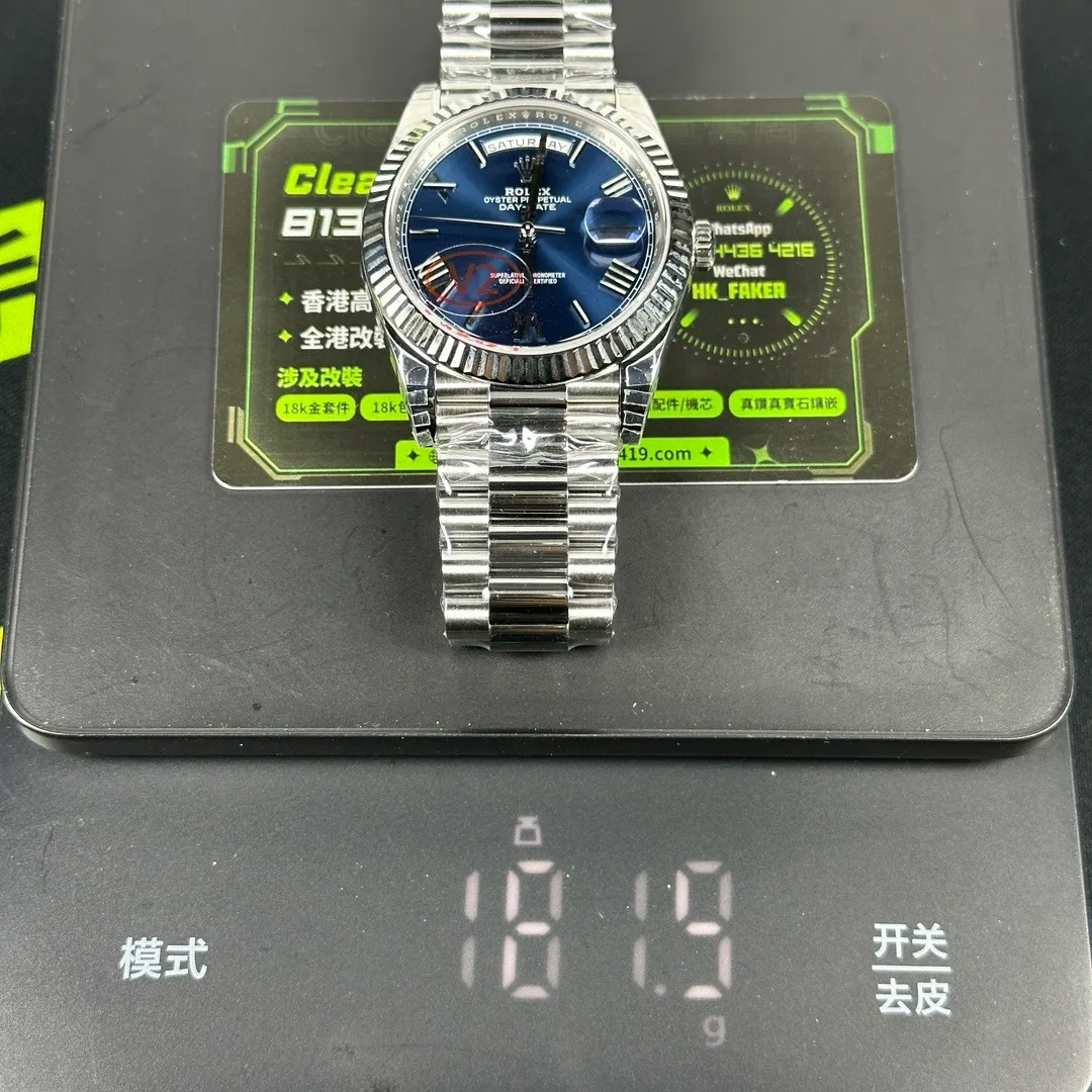 VS廠DayDate m228239 V2實測克重181.9克
