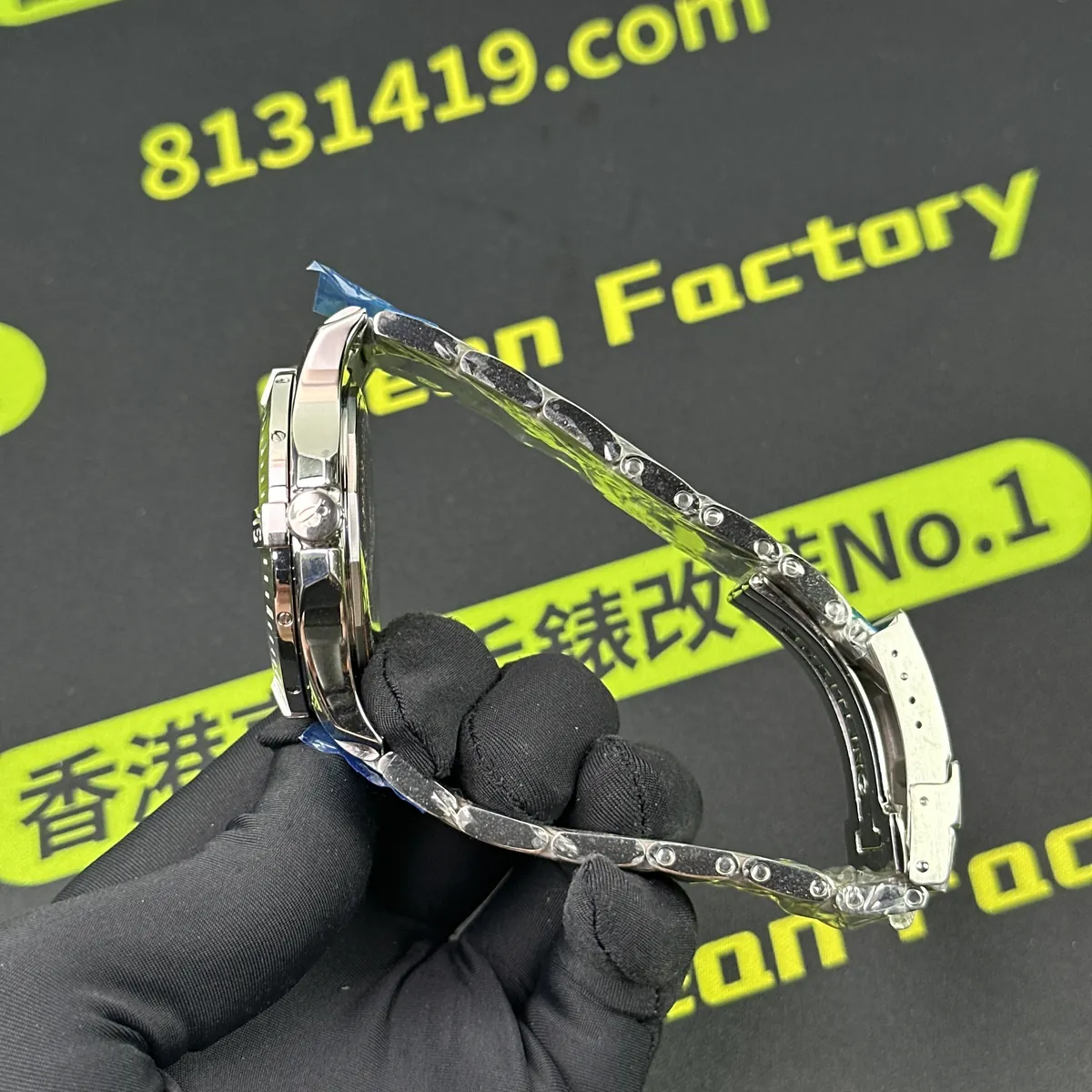 TF廠百年靈挑戰者A1738811鋼帶側面鏈節實拍