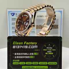 私人訂製高仿勞力士DayDate系列m228235-0006網格面足重206g