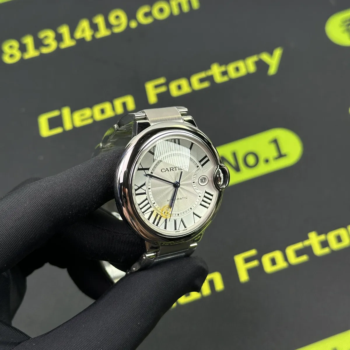 CR廠高仿卡地亞藍氣球WSBB0049 42mm側面角度實拍 Clean Factory 8131419.COM